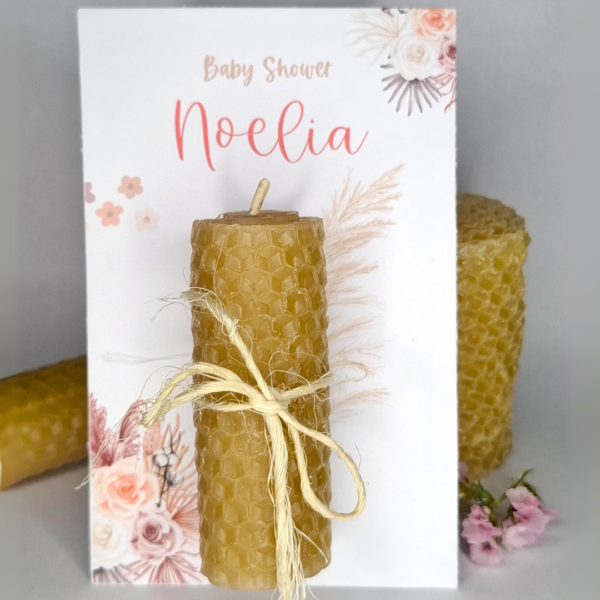 Tarjeta Aromática de Cera de Abeja para Baby Shower - Image 4